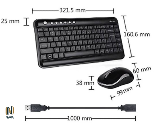 ماوس و کیبورد A4TECH 3300N