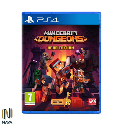 بازی minecraft dungeons hero edition مخصوص PS4
