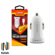 شارژر فندکی +کابل اندروید ldnio dl c17