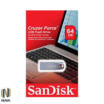 فلش مموری sandisk 64g usb 2.0 cruzer force