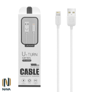 کابل آیفون 1 متری سفید مدل US-SJ097 از سری USAMS