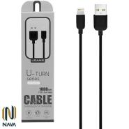 کابل آیفون 1 متری مشکی مدل US-SJ097 از سری USAMS