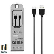 کابل اندروید مشکی مدل US-SJ098 از سری USAMS