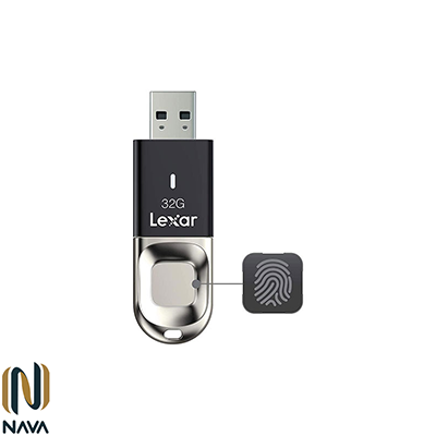 فلش مموری lexar jumpdrive fingerprint f35 32gb usb3