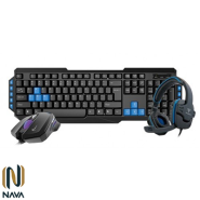 موس و کیبورد gem مدل gamdias poseidon e1 3in1 gaming combo
