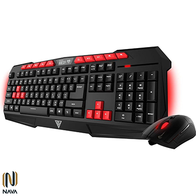 موس و کیبورد با سیم gamdias ares v2 essential combo