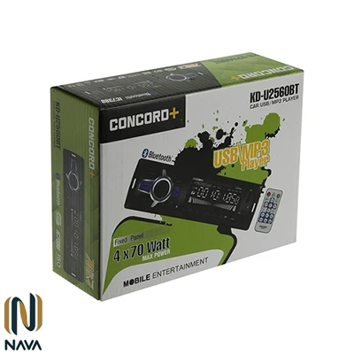 پخش ماشین بلوتوثی nah concord+ kd u2560bt