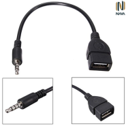 کابل رابط مادگی aux to usb بلند