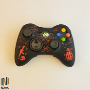 کاور دسته Xbox 360 طرح PUBG لیزری مشکی قرمز