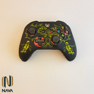 کاور دسته Xbox Series XS طرح FIFA2020 مشکی زرد