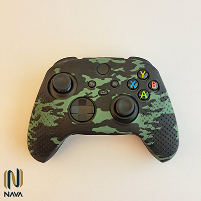 کاور دسته Xbox Series X|S طرح ارتشی سبز مشکی