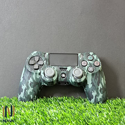کاور دسته ارتشی ps4 خاکستری سبز