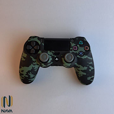 کاور دسته ارتشی ps4 سبز مشکی
